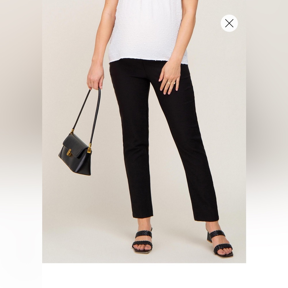 LOFT Elegant Black Maternity pants size 8 brand new with tag - Picture 3 of 3